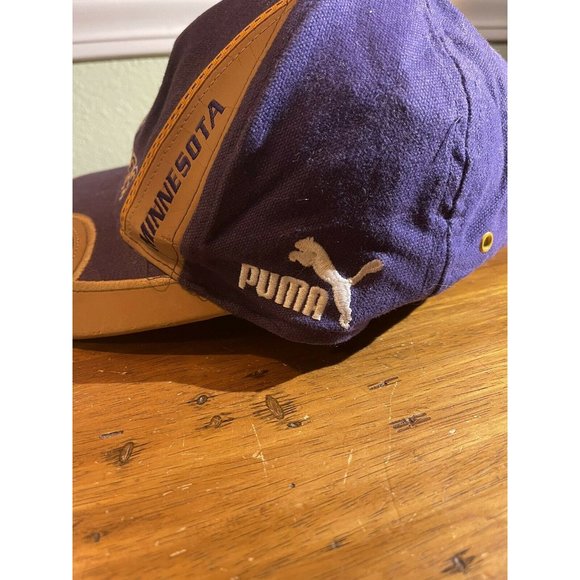 Vintage Minnesota Vikings Adjustable Hat Puma NFL Football Pro Line Strapback - Picture 4 of 4